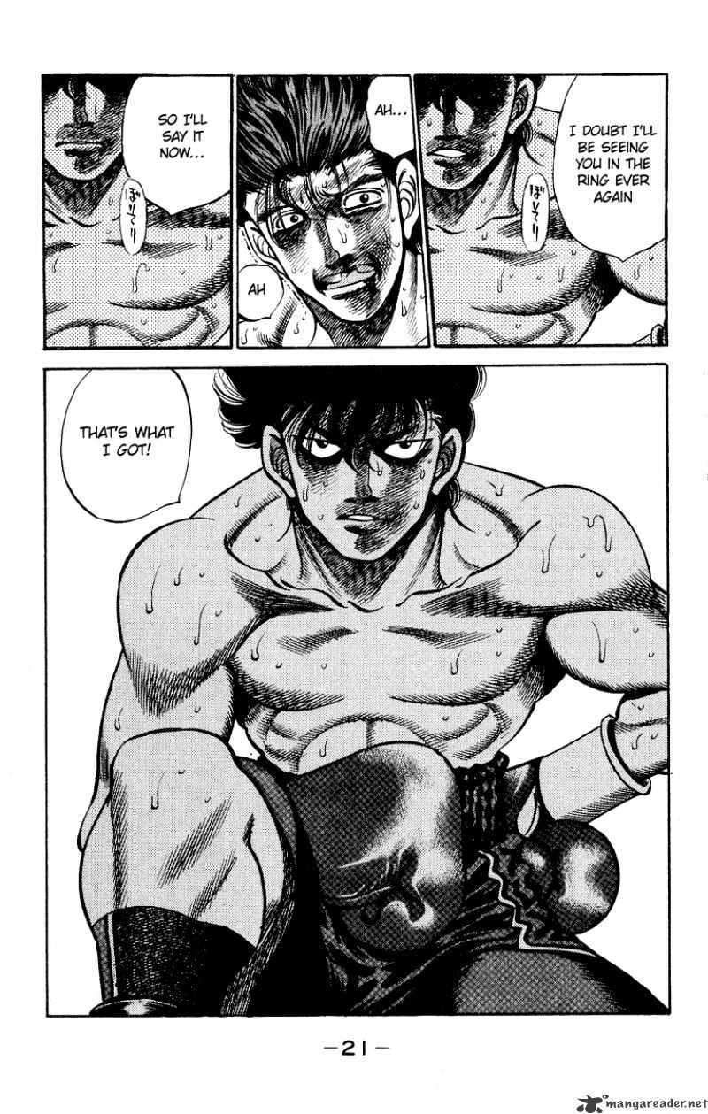 Hajime no Ippo: Fighting Spirit, Chapter 242 image 22
